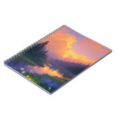 Carnet Embrasse du coucher de soleil de la Pine Forest (Côté gauche)