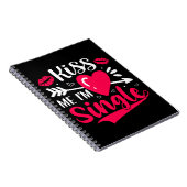 Carnet Embrasse-moi Je suis célibataire Saint-Valentin (Côté Droit)