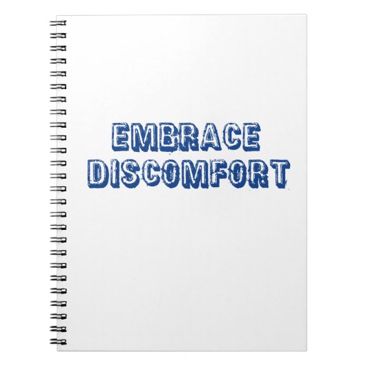 Carnet Embrasser l'inconfort (Devant)