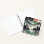Carnet Embre Twilight - Réflexions de la forêt aquarelle (Intérieur)