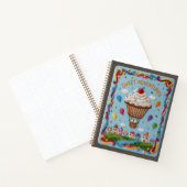 Carnet Embroidered Cupcake Balloon & Candy Village (Intérieur)