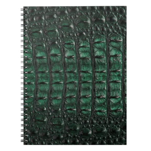 Carnet Emerald Crocodile Leather Luxury Exotic Skin (Devant)