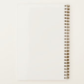 Carnet Émeraude de luxe moderne minimaliste en ivoire (Verso)