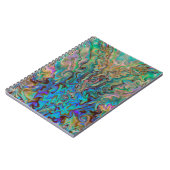 Carnet Emeraude et rose (Côté gauche)