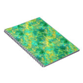 Carnet Émeraude Vert Crumpled Texture (Côté Droit)