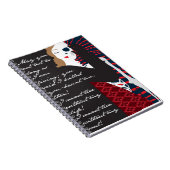 Carnet Emily Bronte/souffler la conception de cadeau de (Côté Droit)