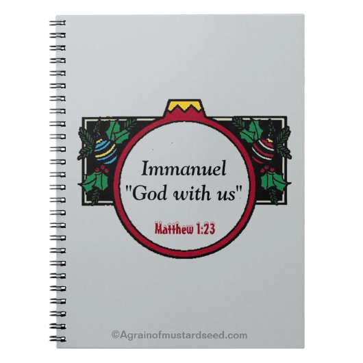 Carnet Emmanuel Dieu avec nous Noël (Devant)