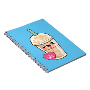 Carnet Emoji a glacé Latte