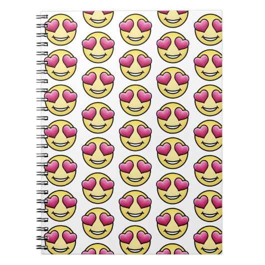 Carnet Emoji d'amour (Devant)