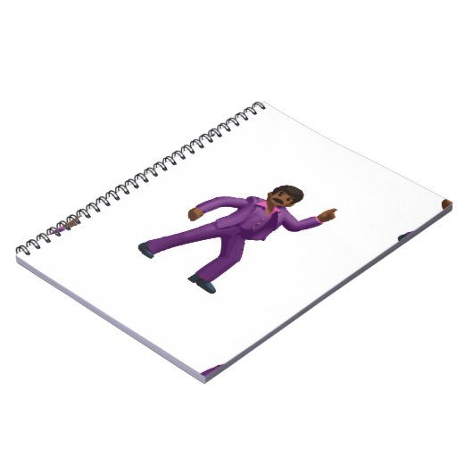 Carnet Emoji Dancing Man (Côté gauche)