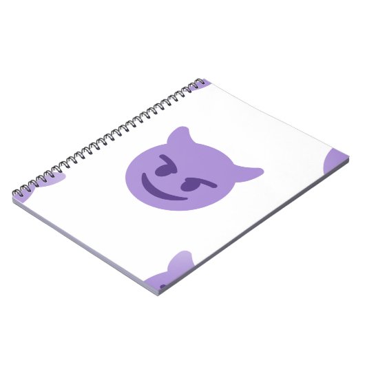 Carnet emoji diable (Côté gauche)