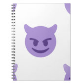 Carnet emoji diable (Devant)