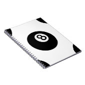 Carnet emoji eight ball (Côté Droit)