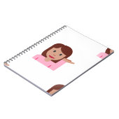 Carnet emoji femme (Côté gauche)