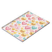 Carnet Emoji Hearts Vibes Notebook (Côté gauche)