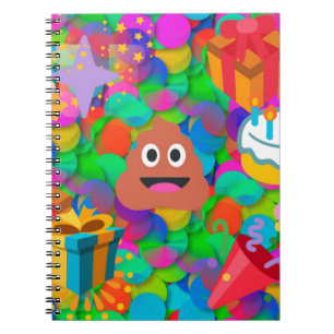 Carnet emoji joyeux pod'anniversaire