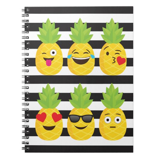 Carnet emoji pineapple (Devant)