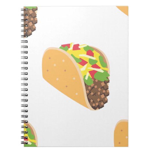 Carnet emoji taco (Devant)