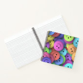 Carnet Émoji Visages Joyeux Colorés (Intérieur)