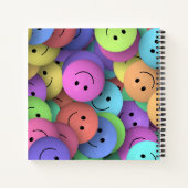 Carnet Émoji Visages Joyeux Colorés (Dos)