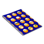 Carnet emojis bleu foncé (Côté Droit)
