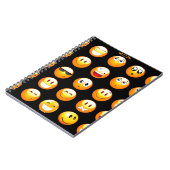 Carnet emojis noir (Côté gauche)