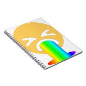 Carnet émoticône arc-en-ciel (Côté Droit)