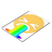 Carnet émoticône arc-en-ciel (Côté gauche)