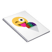 Carnet émoticône de parties scintillant (Côté Droit)