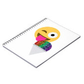 Carnet émoticône de parties scintillant (Côté gauche)