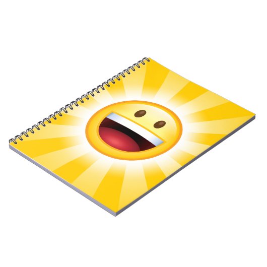 Carnet Émoticône heureuse de visage (Côté gauche)