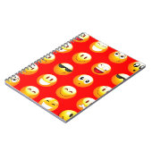 Carnet émoticône rouge (Côté gauche)