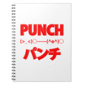 Carnet Émoticônes de punch japonais (Devant)