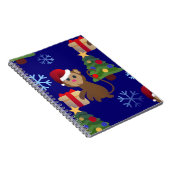 Carnet Émotion de singe de père Noël (Côté Droit)