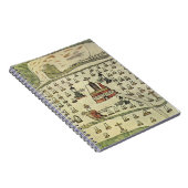 Carnet Empire aztèque de Montezuma, carte du monde antiqu (Côté Droit)