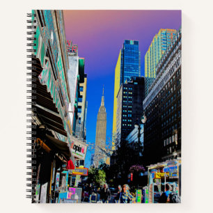 Carnet Empire State Building de la 42e affiche de St New