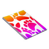 Carnet Empreinte Abstraite de chien (Côté Droit)