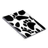 Carnet Empreinte Abstraite de chien (Côté Droit)