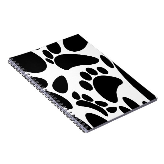 Carnet Empreinte Abstraite de chien (Côté Droit)