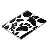 Carnet Empreinte Abstraite de chien (Côté gauche)