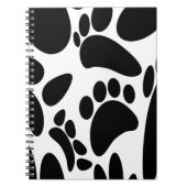 Carnet Empreinte Abstraite de chien (Devant)