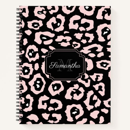 Carnet Empreinte de léopard (Devant)