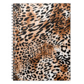 Carnet Empreinte de léopard africain sans couture (Devant)