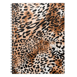 Carnet Empreinte de léopard africain sans couture