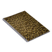 CARNET EMPREINTE DE LÉOPARD ANIMAL (Côté Droit)
