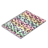 Carnet Empreinte de léopard arc-en-ciel Motif Cheetah est (Côté gauche)