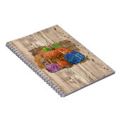 Carnet Empreinte de léopard Automne Citrouilles Automne S (Côté Droit)