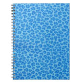 Carnet Empreinte de léopard bleu (Devant)