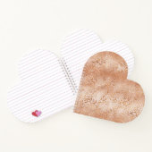 Carnet Empreinte de léopard Blush du Rose Peach crémeux (Intérieur)