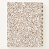 Carnet Empreinte de léopard Brown de crème (Dos)